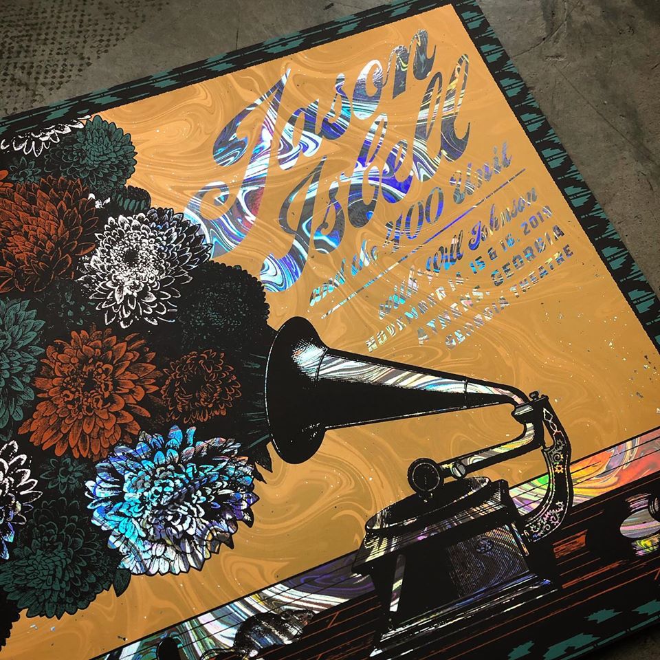 Jason Isbell - Athens GA 2019 (Swirl Foil)