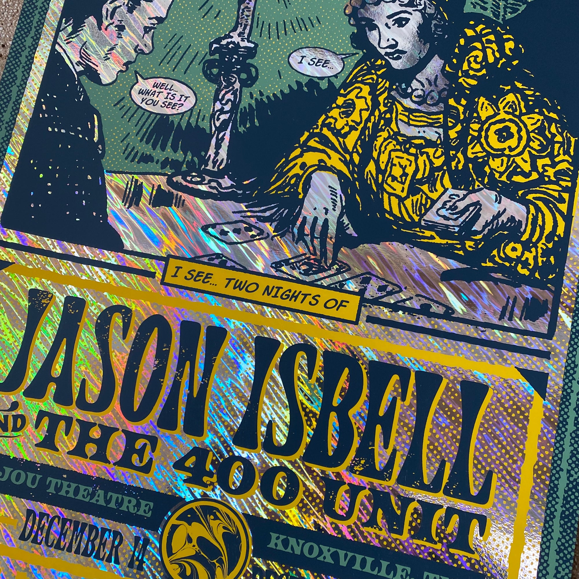 Jason Isbell - Knoxville TN 2022 (Moon Lava Foil)