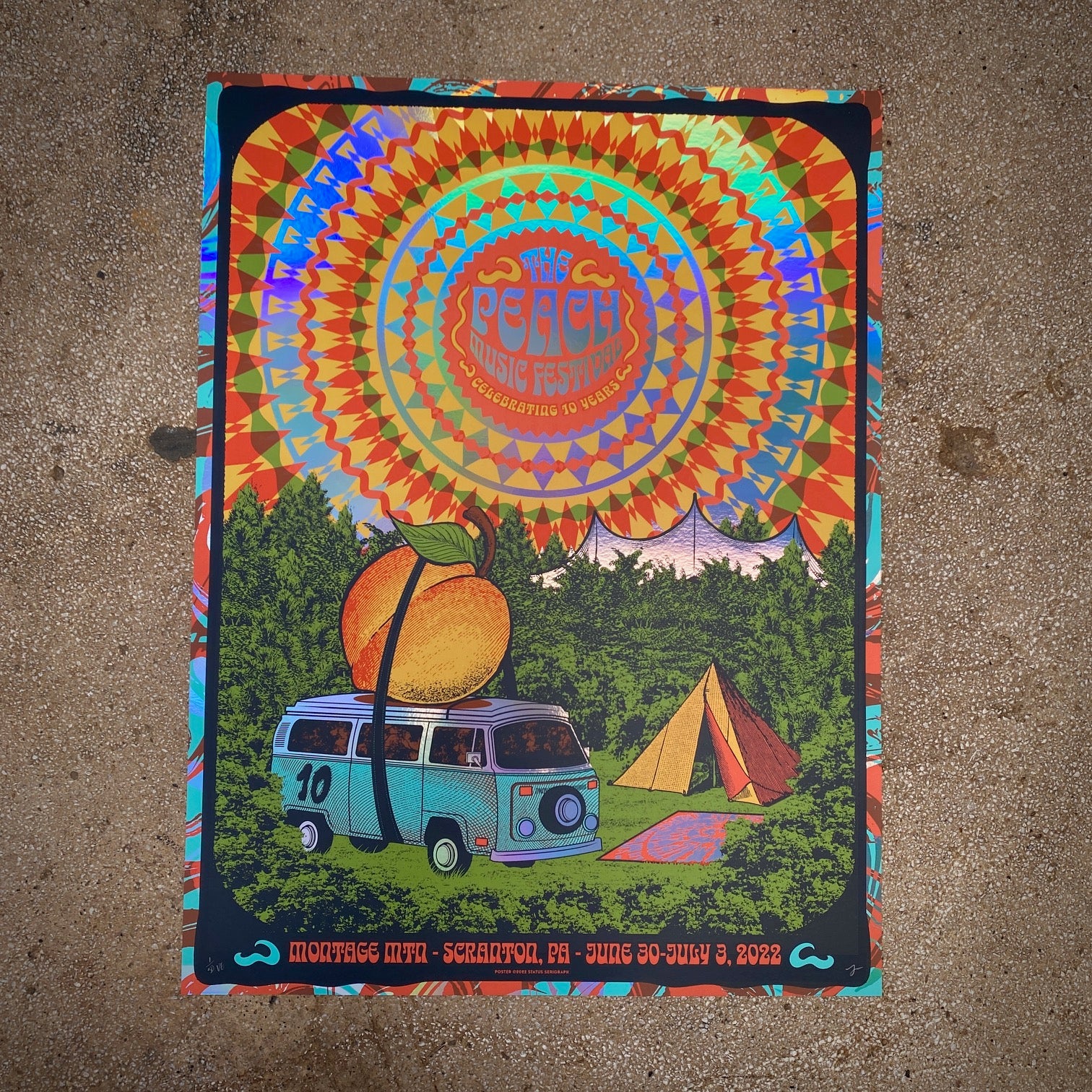 The Peach Festival 2022 (Rainbow Foil) ONLY 2 LEFT!!!
