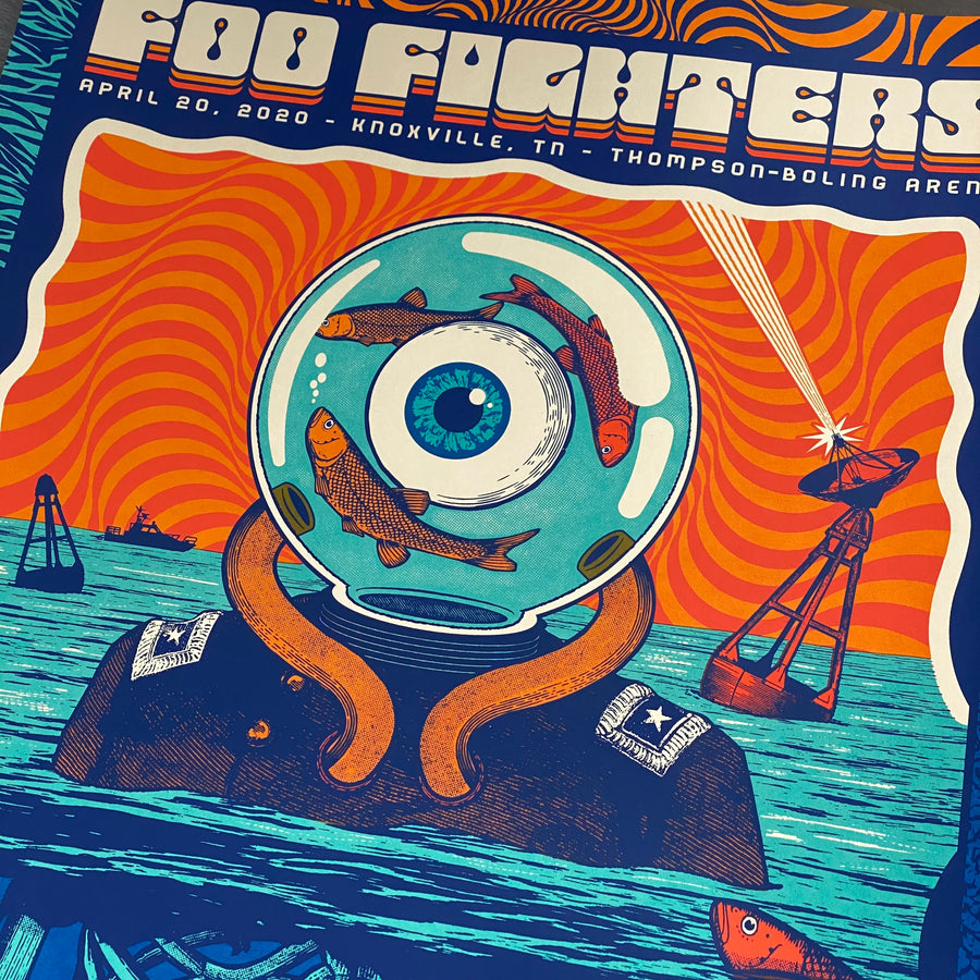 Foo Fighters - Knoxville 4/20 Matching Numbered set