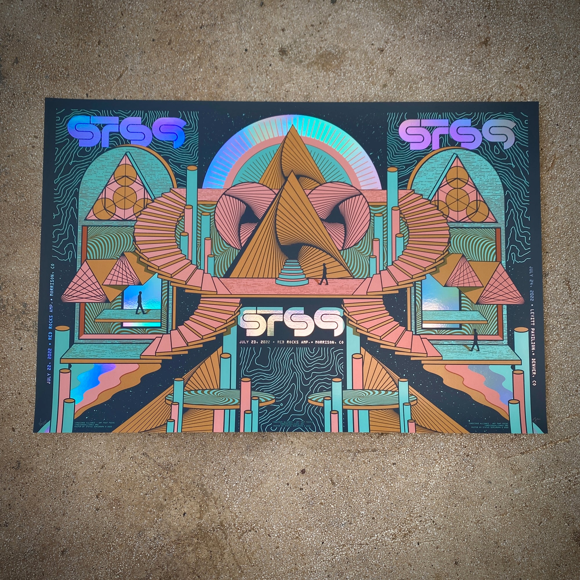 STS9 - Red Rocks 2022 (Uncut Rainbow Foil)