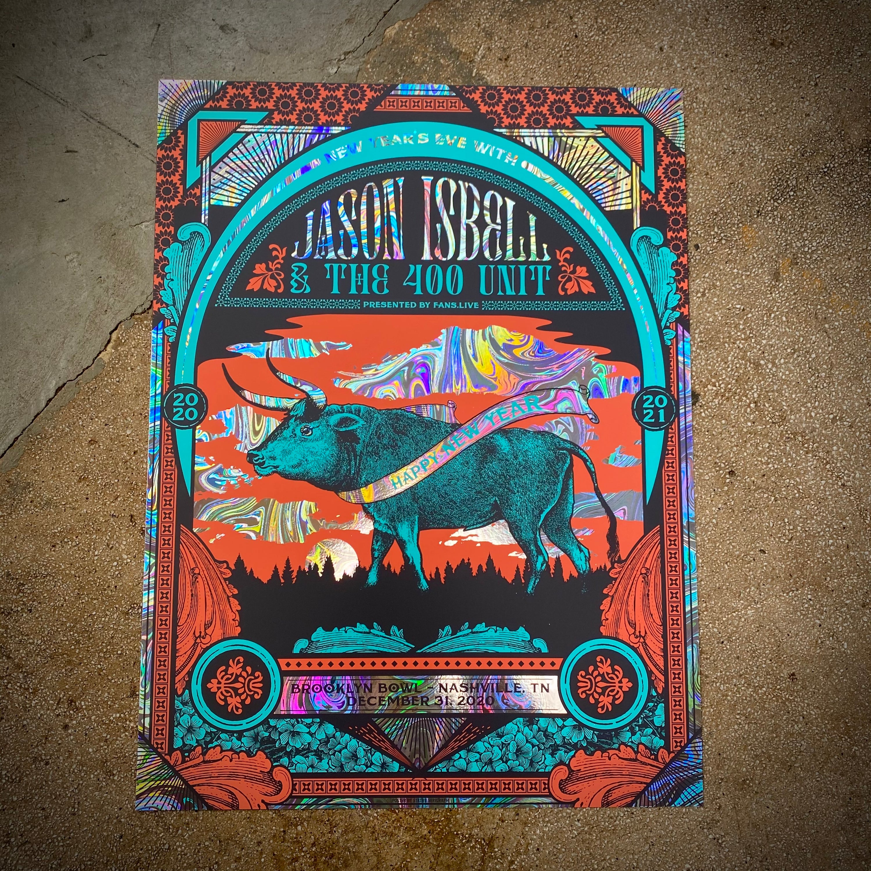 Jason Isbell - Brooklyn Bowl NYE 2020 (Swirl Foil)
