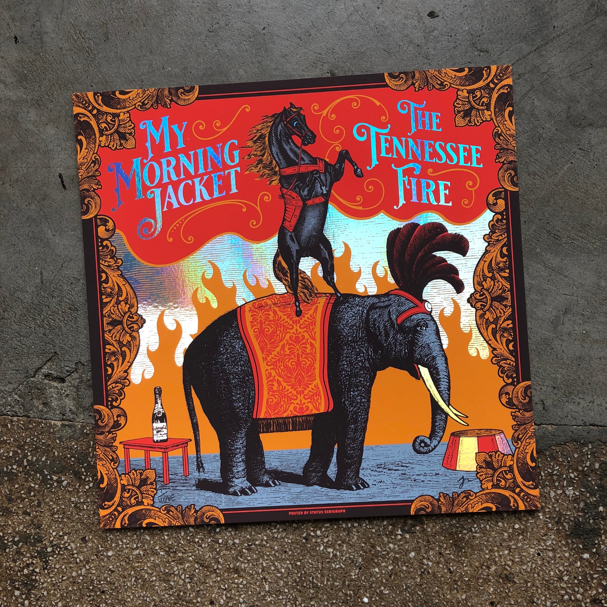 My Morning Jacket TN Fire Rainbow Foil