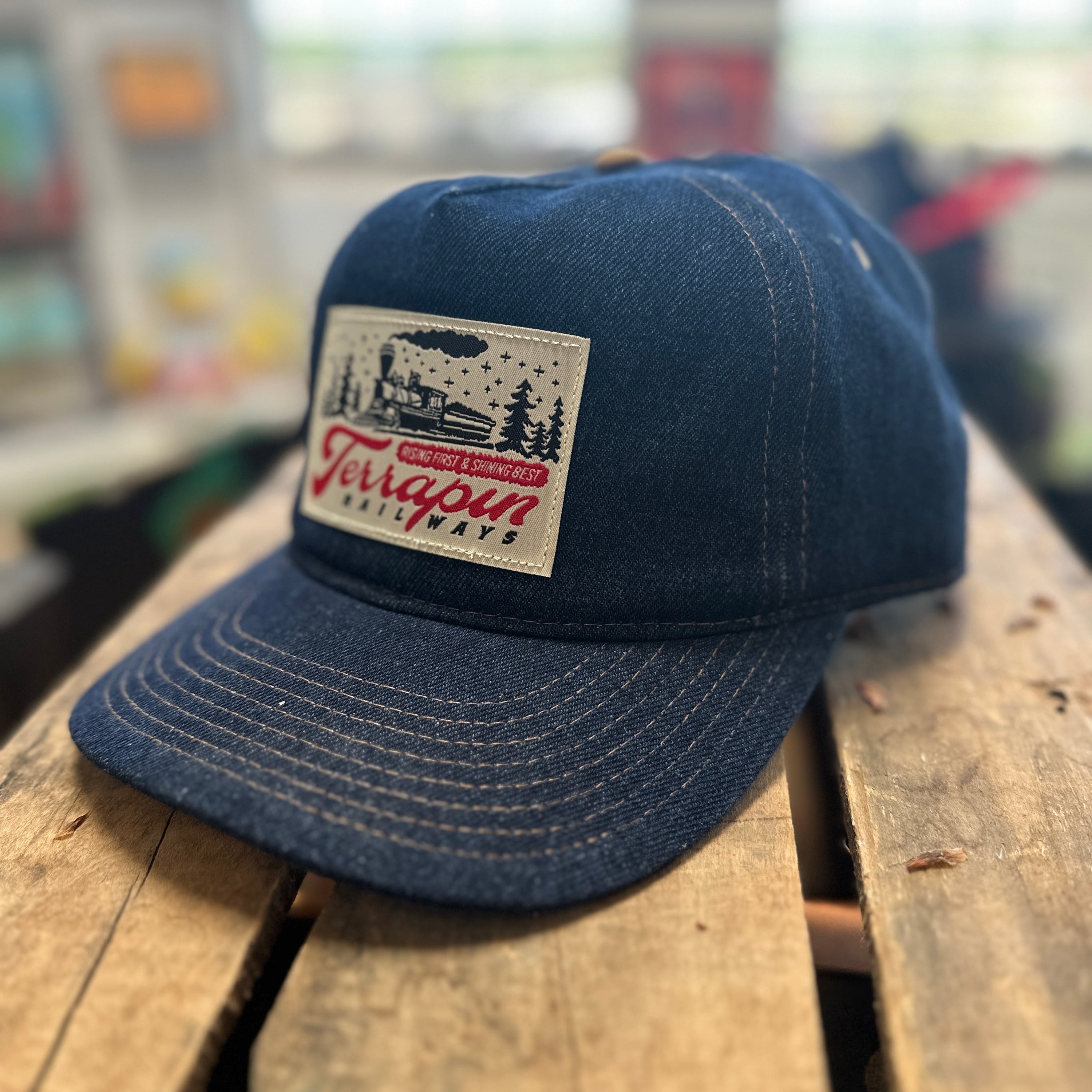 Terrapin Railways Snapback (Denim)