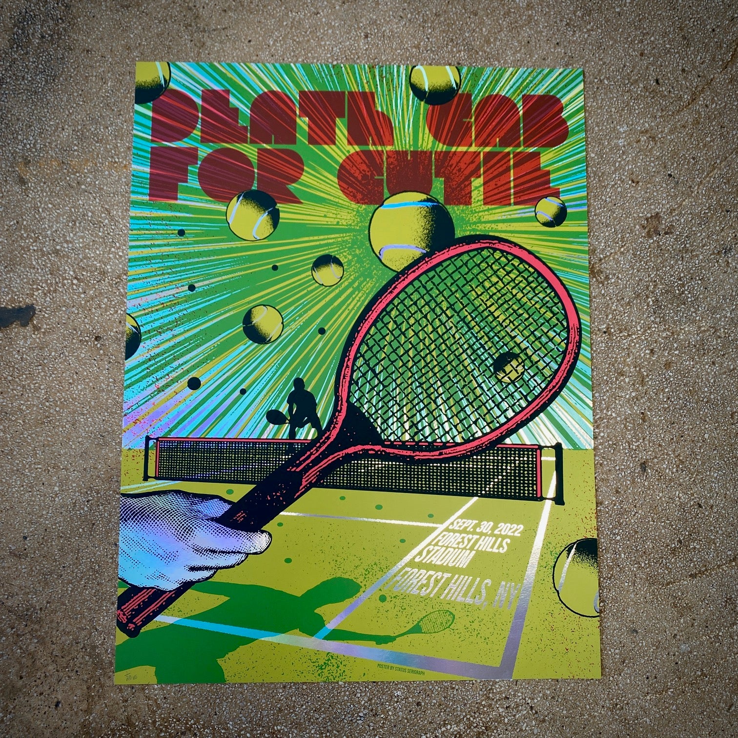 Death Cab for Cutie - Forest Hills, NY 2022 (Rainbow Foil)
