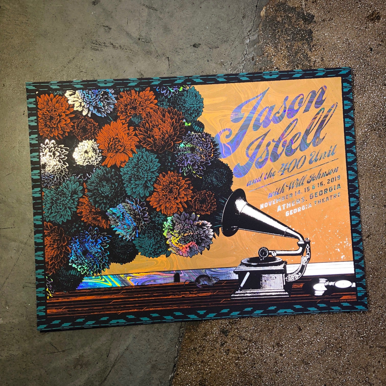 Jason Isbell - Athens GA 2019 (Swirl Foil)