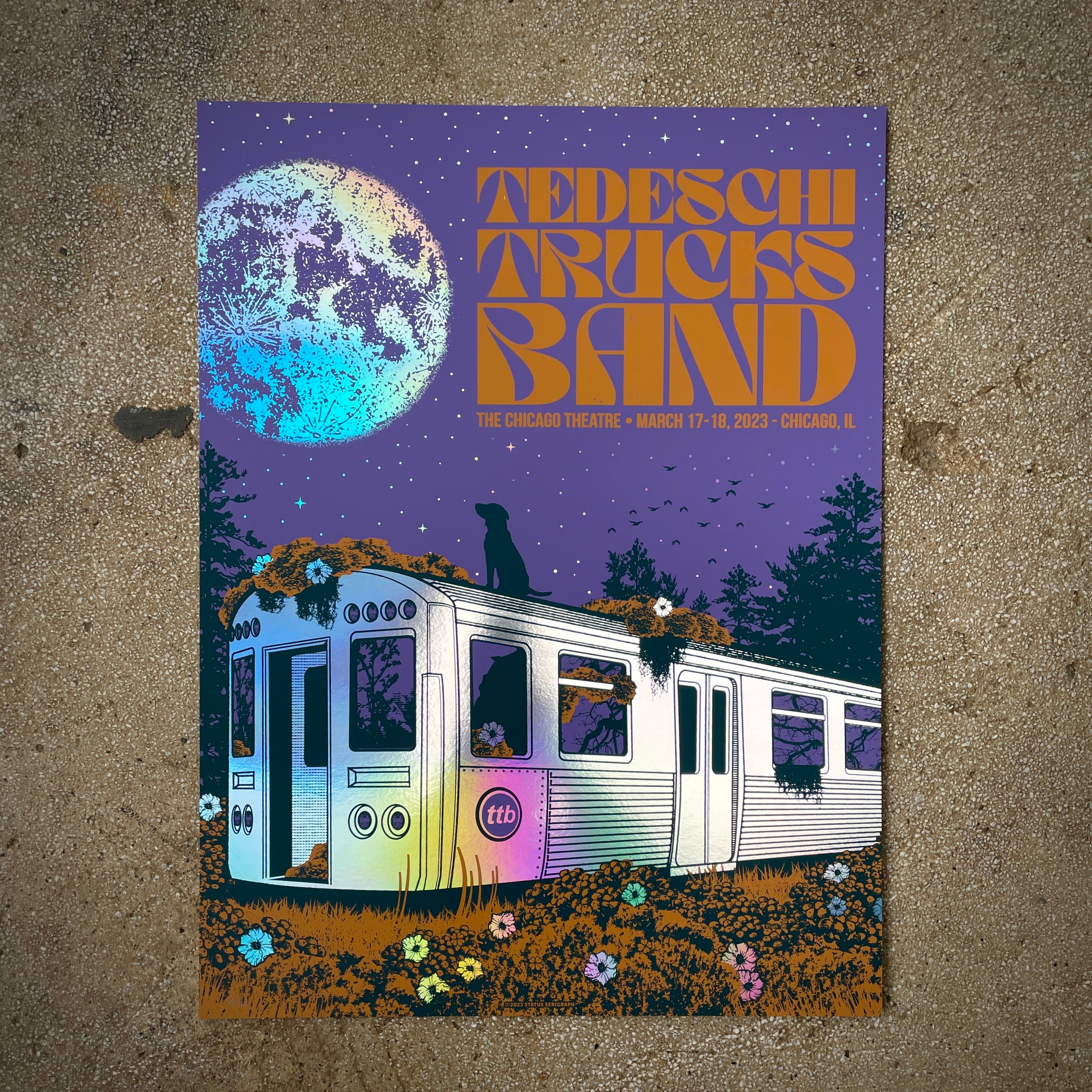 Tedeschi Trucks Band - Chicago 2023 (Purple. Rainbow Foil)