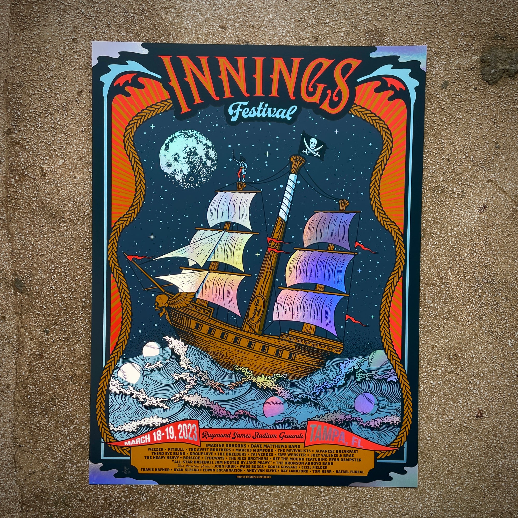 Innings Festival 2023 - Tampa FL (Rainbow Foil)