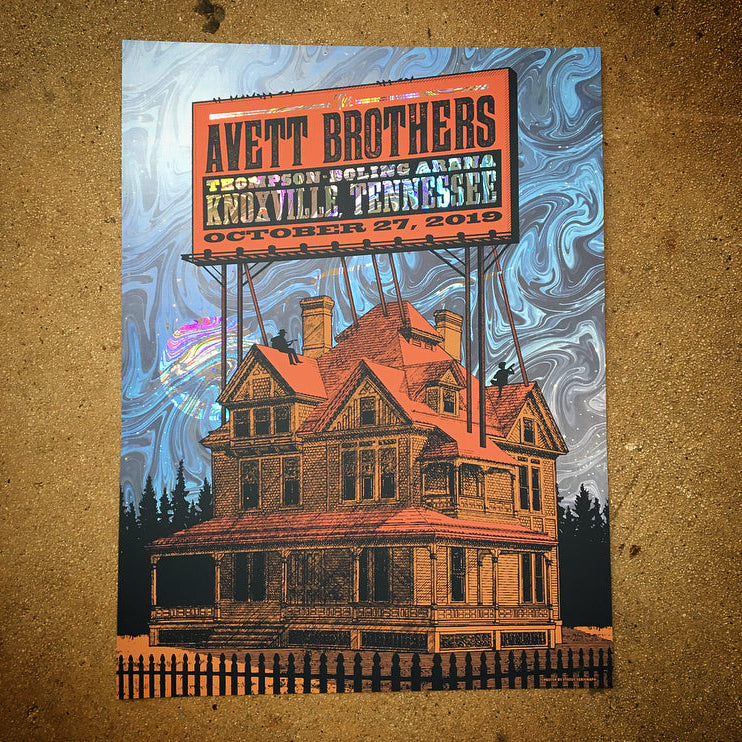 The Avett Brothers - Knoxville 2019 (Swirl Foil)