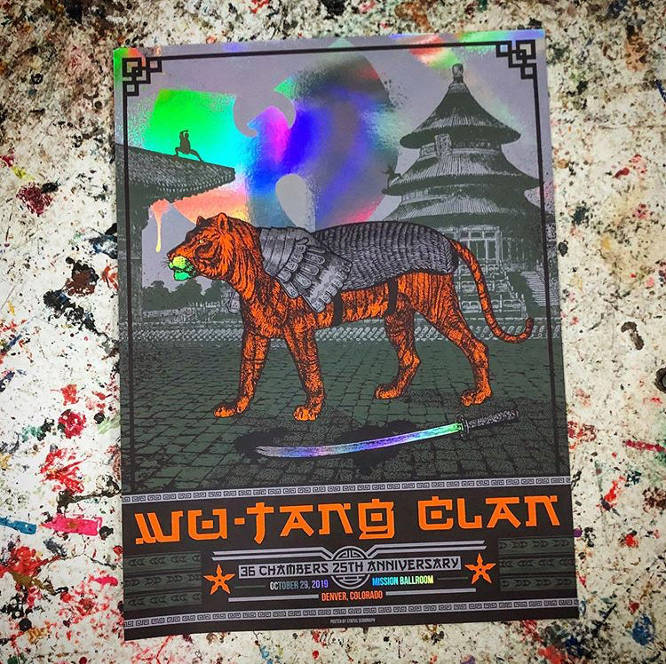 Wu Tang Clan - Denver CO (Rainbow Foil)