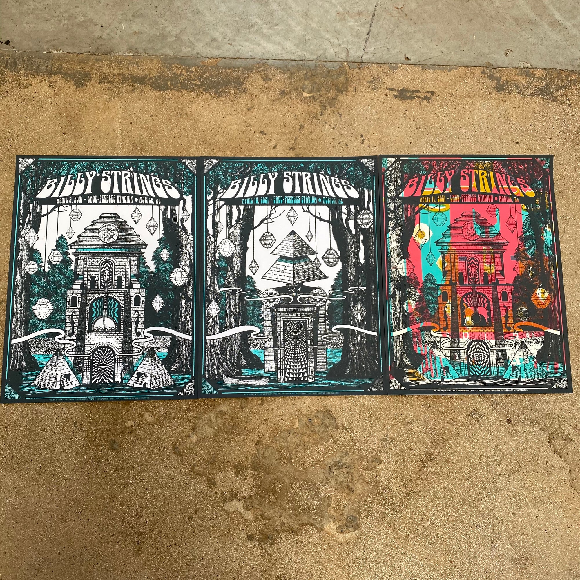 Billy Strings Test Print Set #1