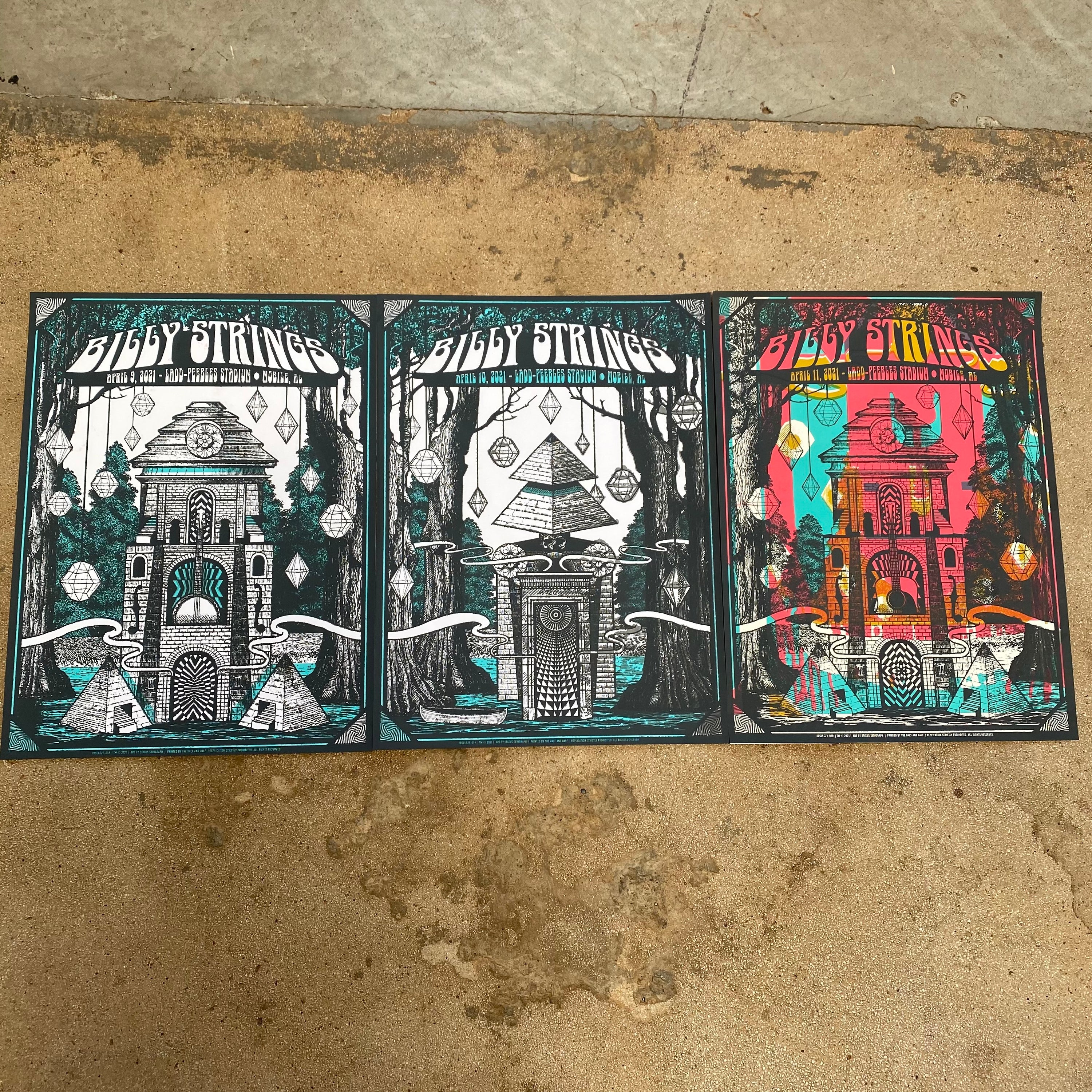 Billy Strings Test Print Set #1