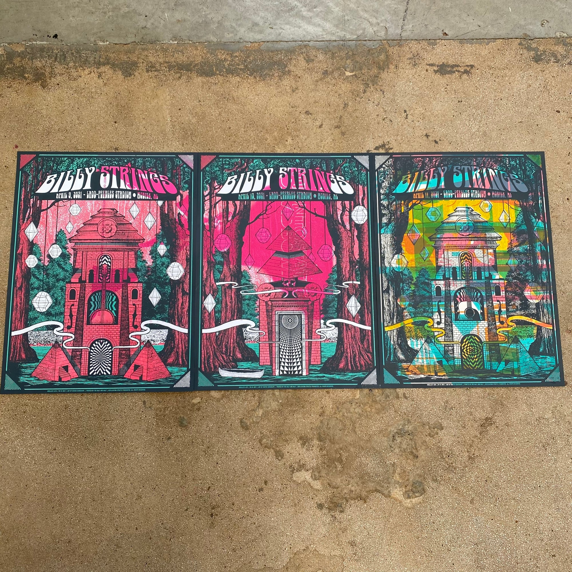 Billy Strings Test Print Set #2