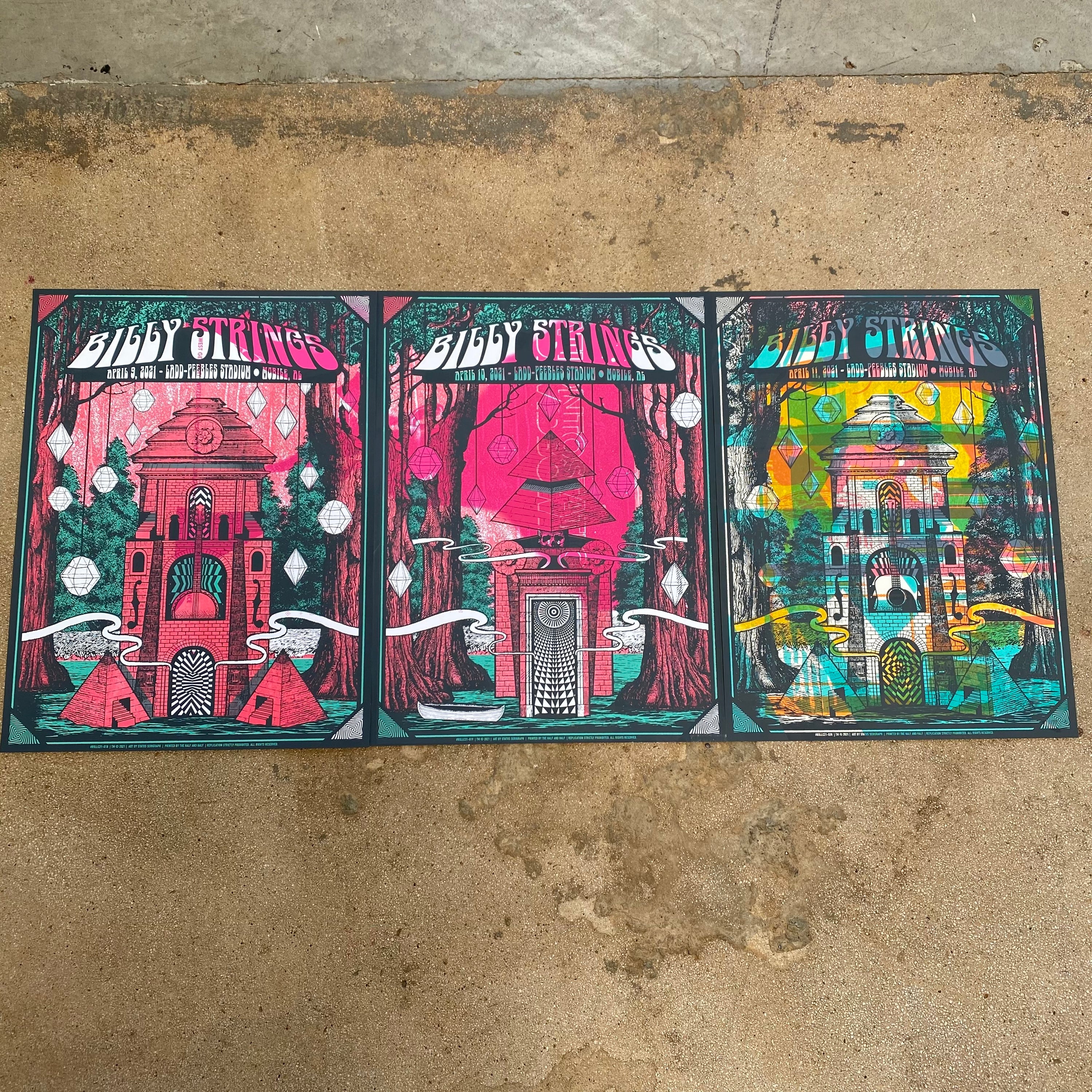 Billy Strings Test Print Set #2