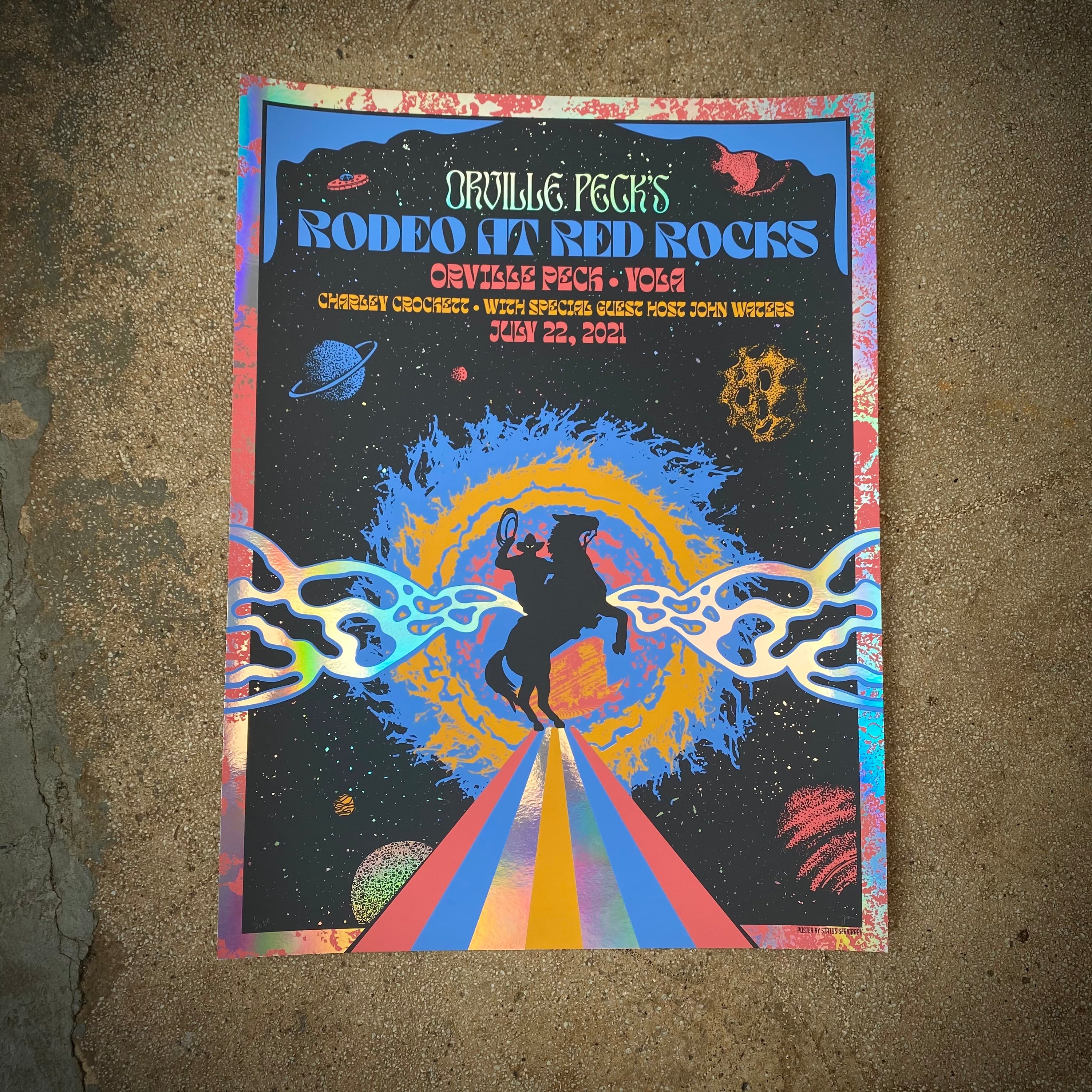 Orville Peck's Rodeo at Red Rocks 2021 (Rainbow Foil) ONLY 2 LEFT!!!!