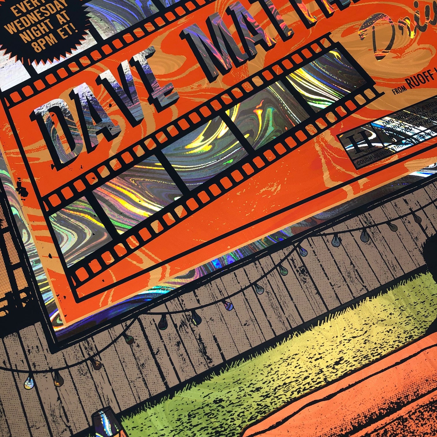 Dave Matthews Band -  Noblesville 2019 DRIVE IN (Swirl Foil)