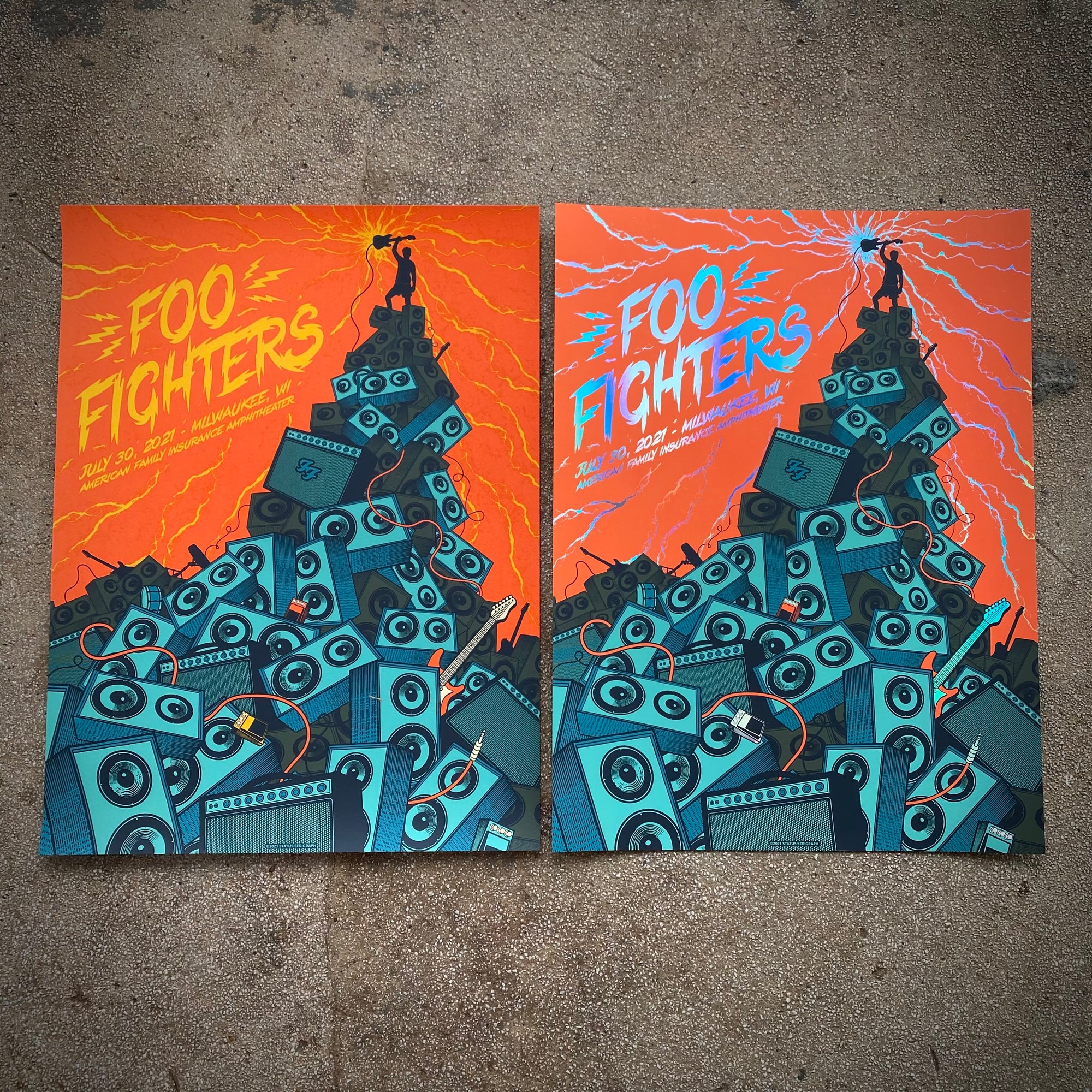 Foo Fighters - Milwaukee 2021 (Matching Set)