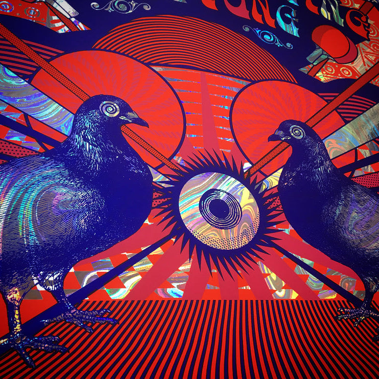 Pigeons Playing Ping Pong - November Run 2019 (Swirl Foil) LAST ONE!!!