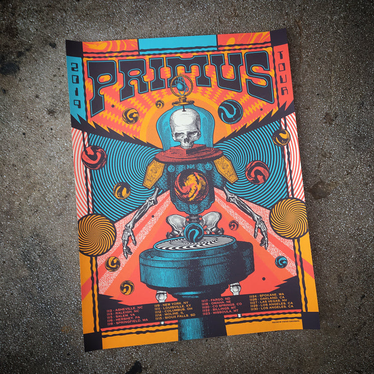 Primus - VIP 2019 Tour Poster