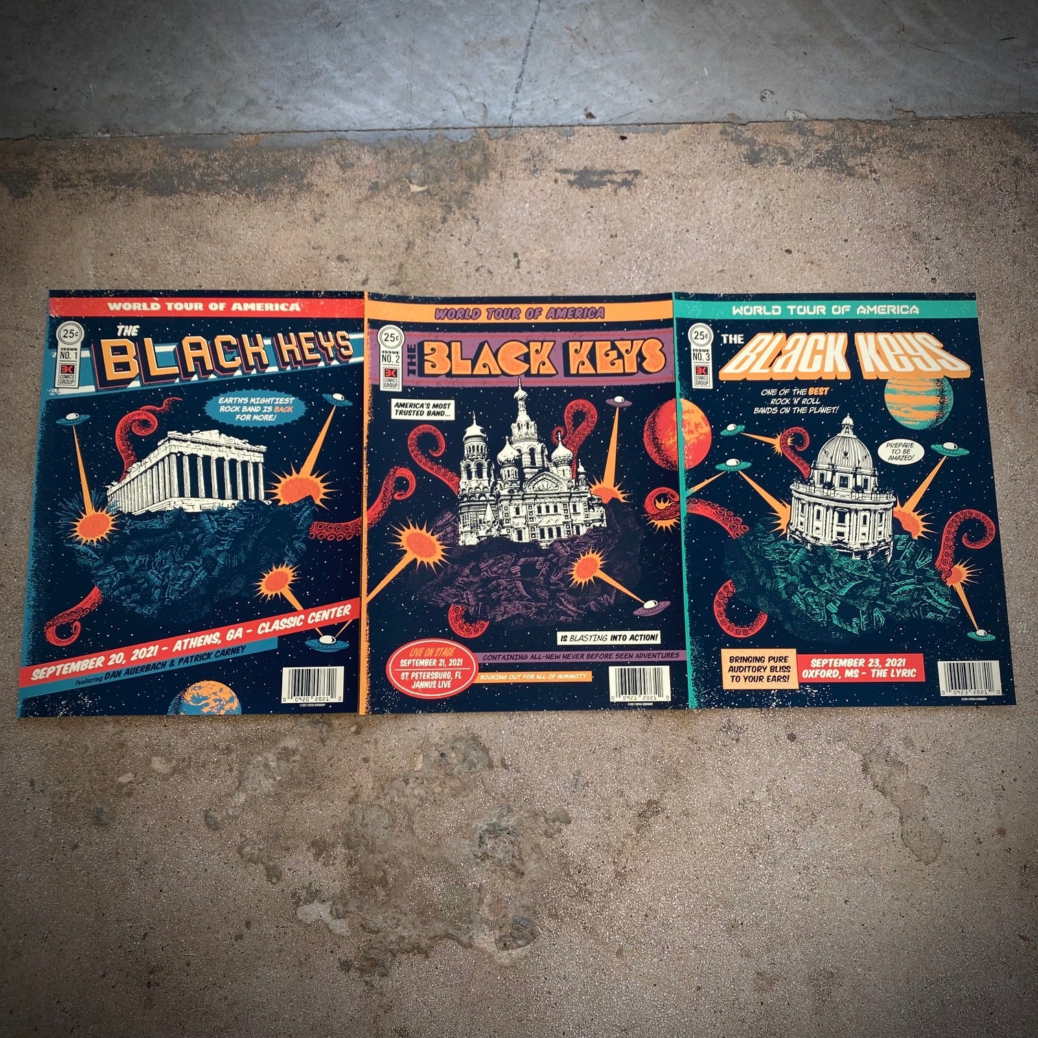 The Black Keys - World Tour of America set