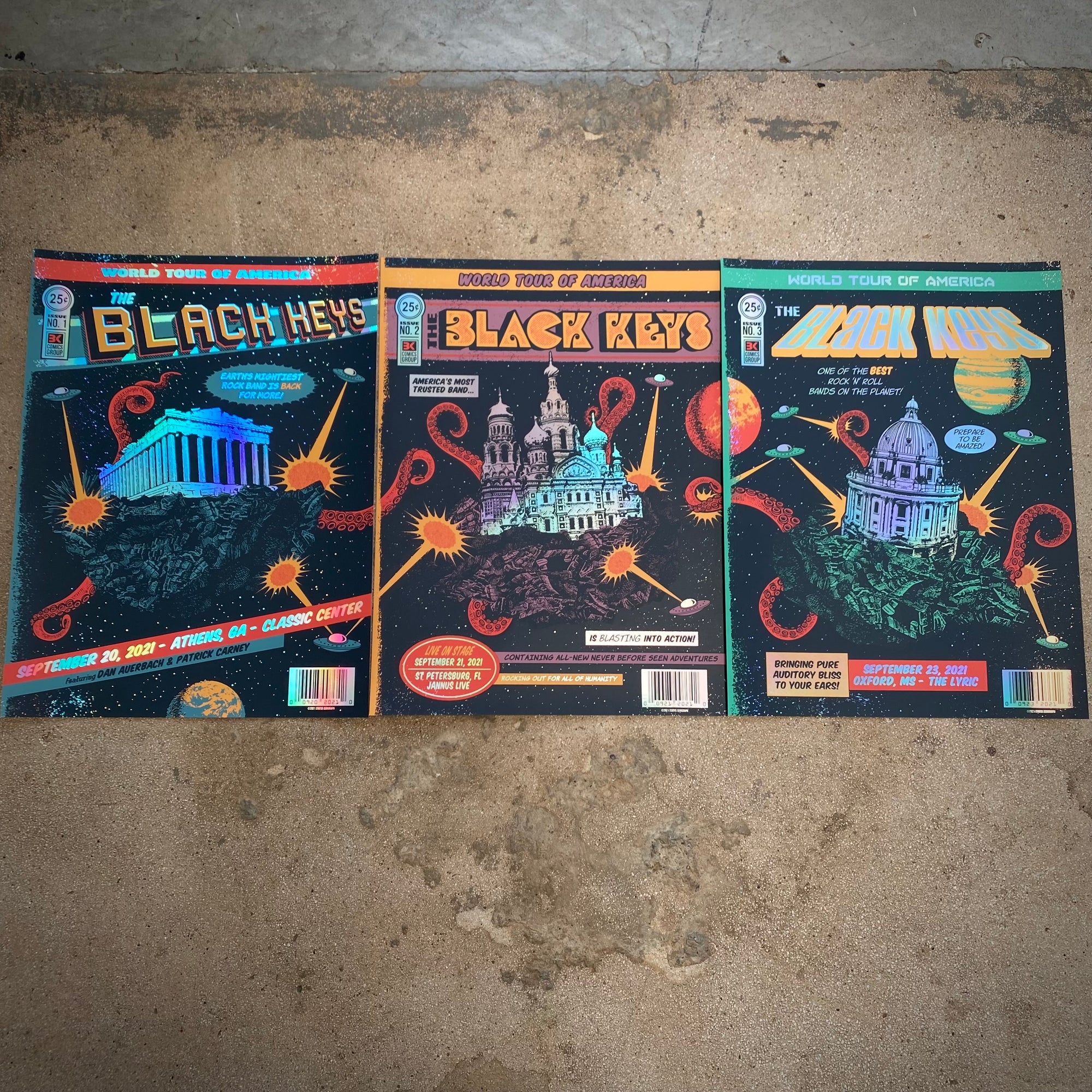 The Black Keys - World Tour of America set (Rainbow Foil)