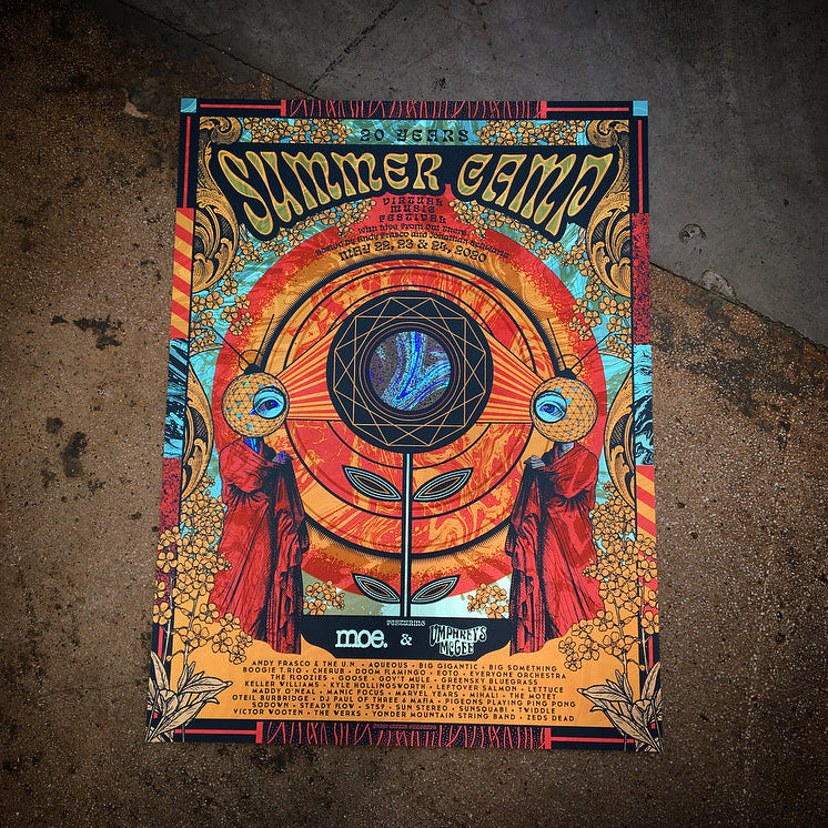 Summer Camp 2020 Virtual Music Festival (Swirl Foil)