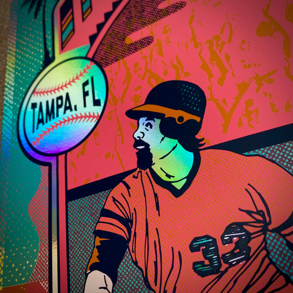 Innings Festival Tampa FL 2022 (Rainbow Foil) Status Serigraph