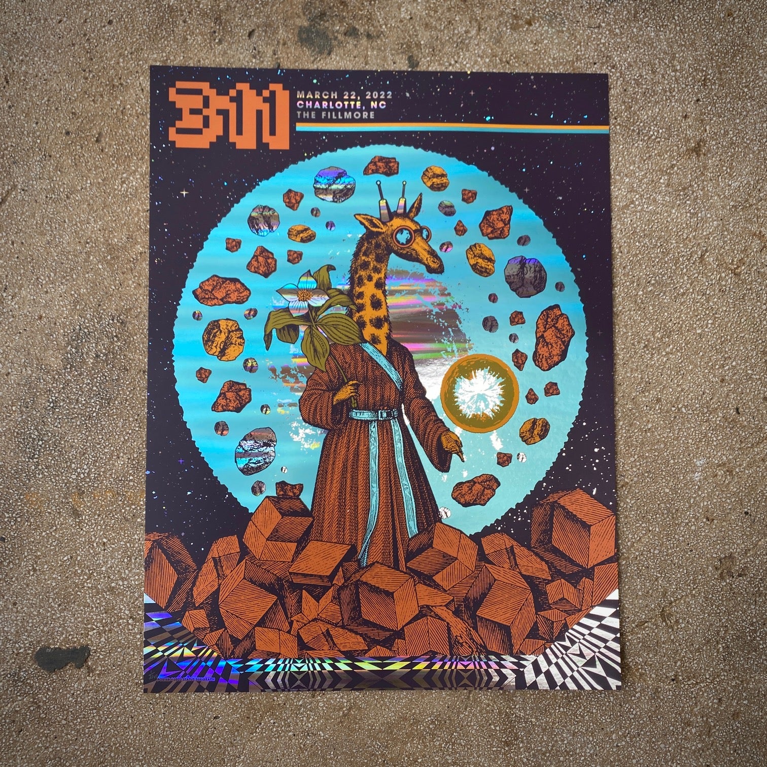 311 - Charlotte NC 2022 (Moon Lava Foil) SLIGHTLY DAMAGED