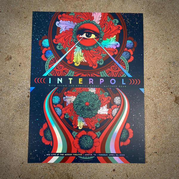 Interpol - Austin TX 2022 (Rainbow Foil)