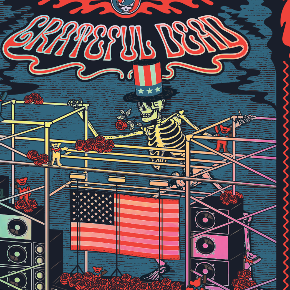 Grateful Dead Milestone #9 - 3/23/74 - Holographic Foil