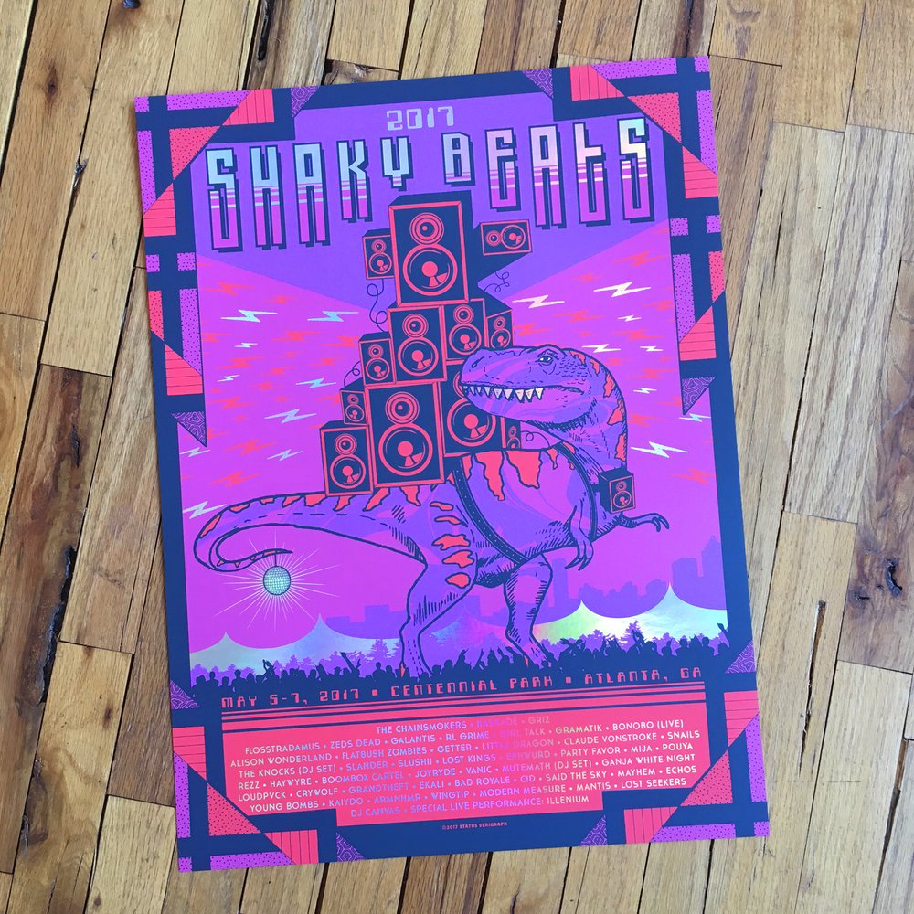 Shaky Beats 2017 Rainbow Foil