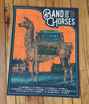 Band of Horses - Fall Tour 2017 (Orange)