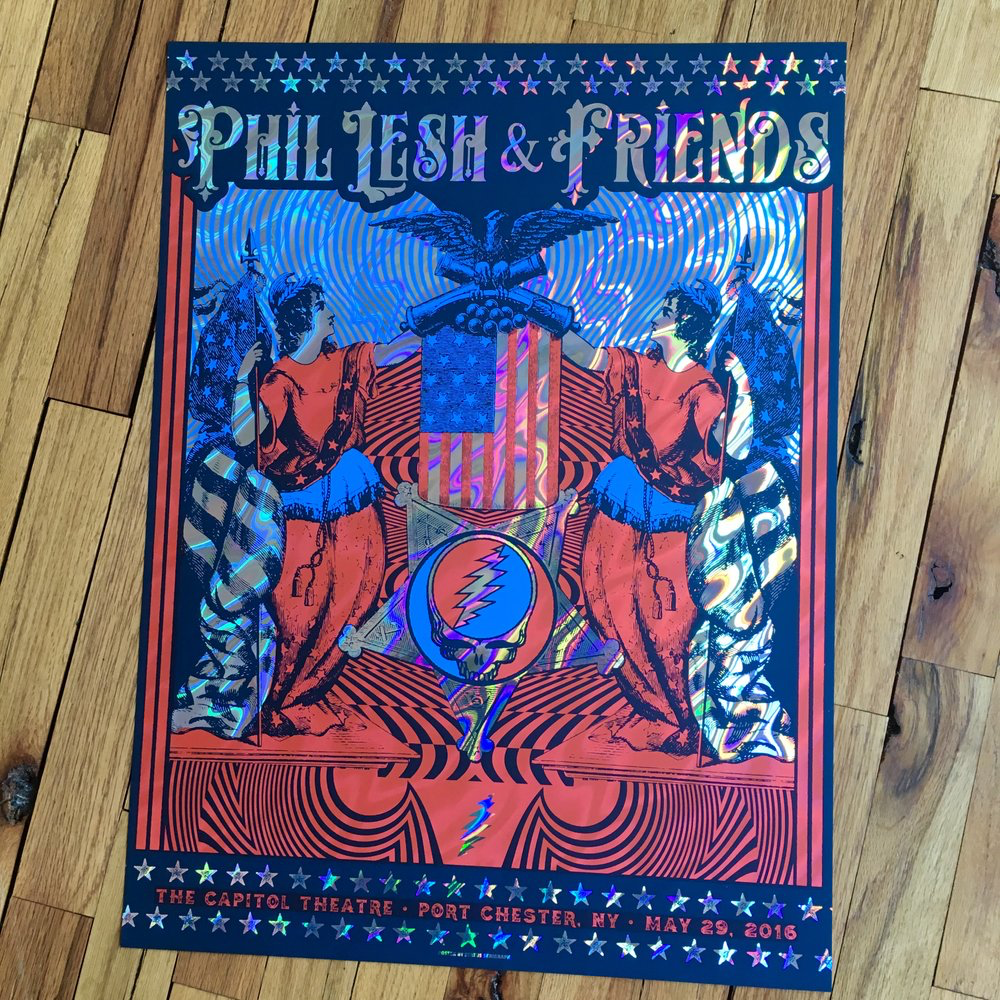 Phil Lesh & Friends - Memorial Day LAVA FOIL 2016
