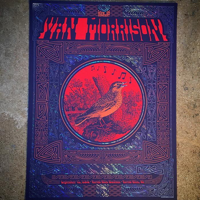 Van Morrison-Forest Hills NY (Moon Lava Foil)