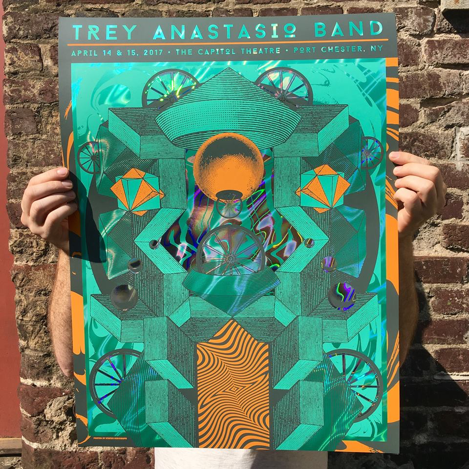 Trey Anastasio Band - Port Chester, NY Green (Lava Foil) 2017