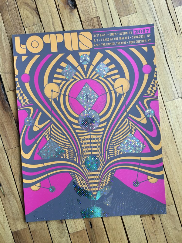 Lotus - 2017 Tour - Disco Dot Foil