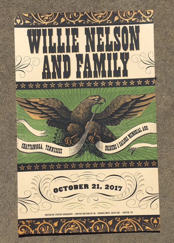 Willie Nelson - Chattanooga, TN 2017