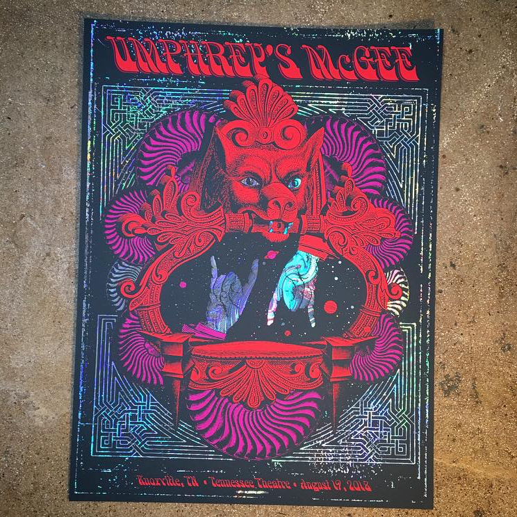 Umphreys McGee-Knoxville 18 (Swirl Foil)