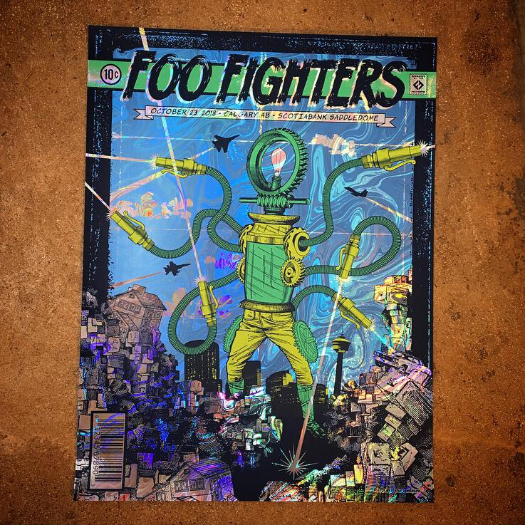 Foo Fighters-Calgary (Swirl Foil)